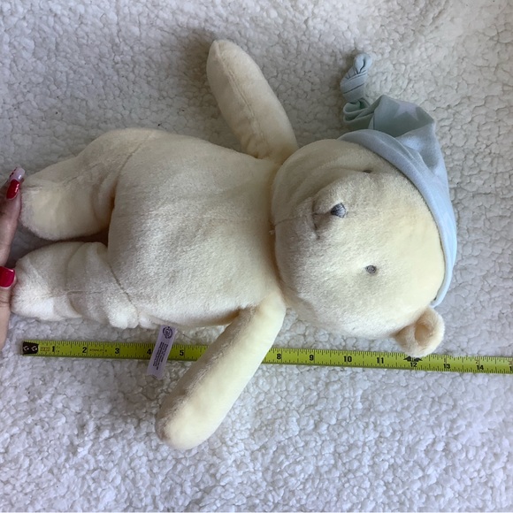 Grasslands Road 13 inch Plush Bear Stuffed Animal w Nightcap Embroidered Eyes - Picture 8 of 8